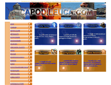Tablet Screenshot of capodileuca.com